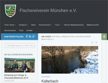 Tablet Screenshot of fischereiverein-muenchen.de